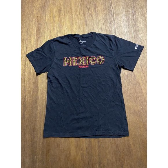 Carnival Cruise Lines Mexico Panarama Black Graphic Crew Neck Tee Youth Large - Picture 1 of 6